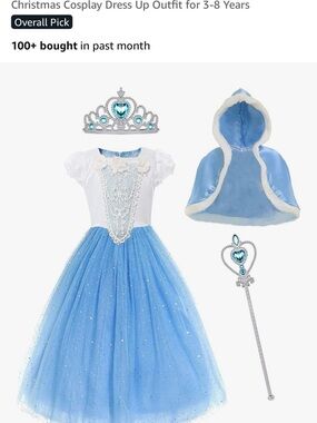 Blue and Silver Tiara Set with Teal Gems